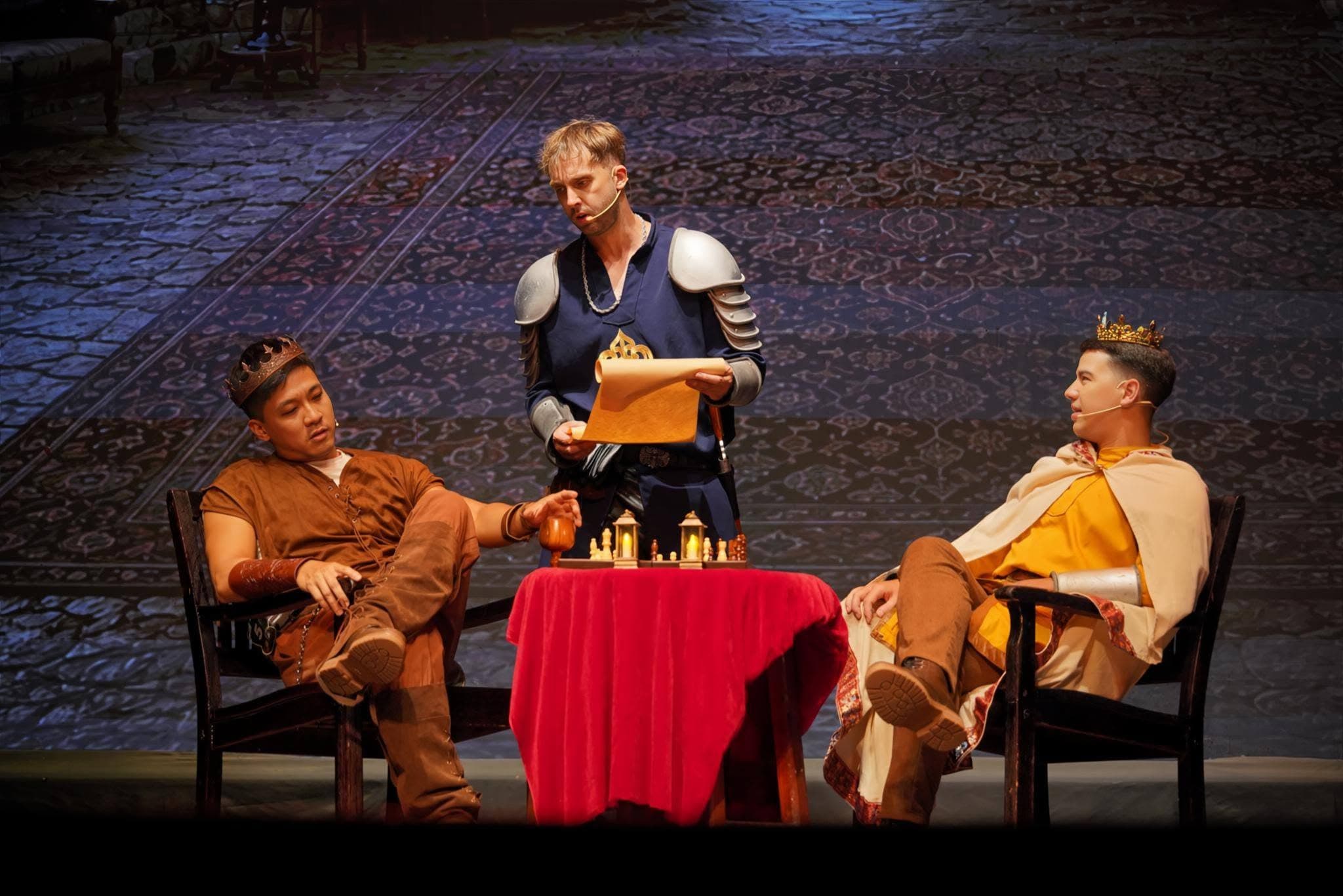 At the kings' table